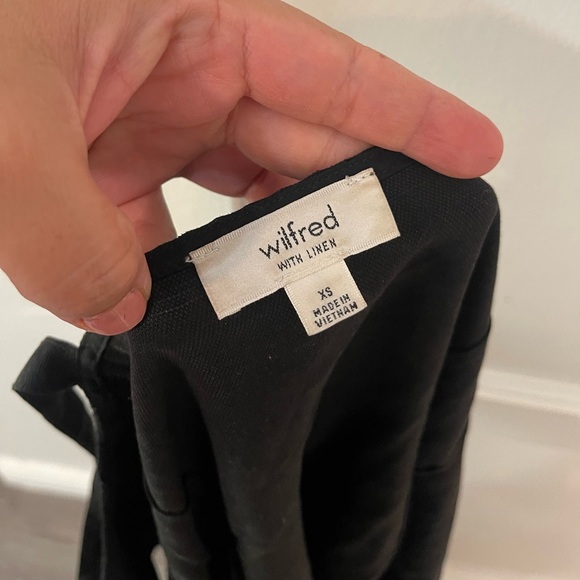 Aritzia Wilfred Astere Linen Wrap Dress XS - Picture 8 of 8